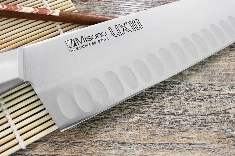 Couteau de chef japonais alvéolé Misono UX10 27cm