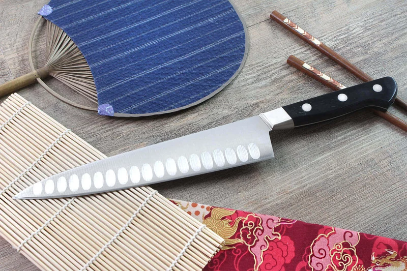 Couteau de chef japonais Misono UX10 alvéolé 21cm