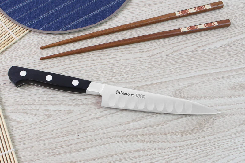 Couteau universel japonais Misono UX10 alvéolé 12cm
