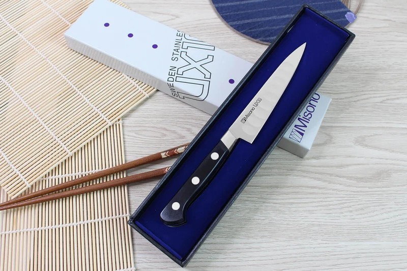 Couteau universel japonais Misono UX10 alvéolé 12cm