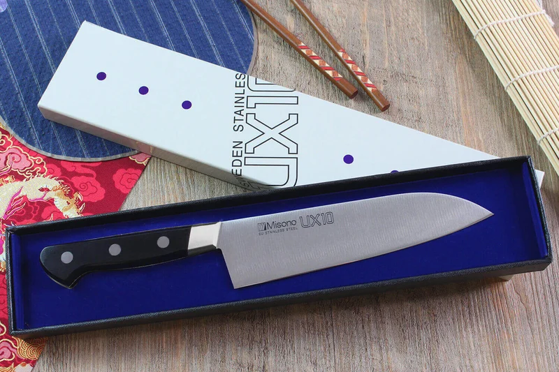 Couteau santoku japonais Misono UX10 18cm