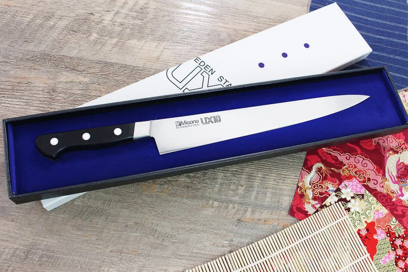 Couteau sujihiki japonais Misono UX10 27cm