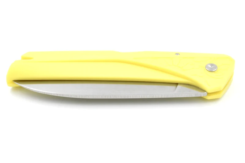 Couteau pliant Florinox Kiana manche polyamide / fibre de verre jaune 11,3cm