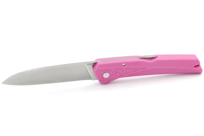 Couteau pliant Florinox Kiana manche polyamide / fibre de verre rose 11,3cm