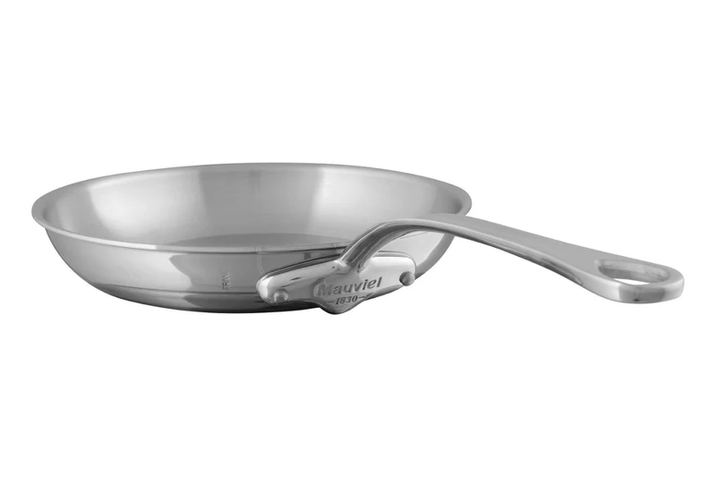 Poêle Mauviel M'Cook tout inox avec poignée fixe compatible induction