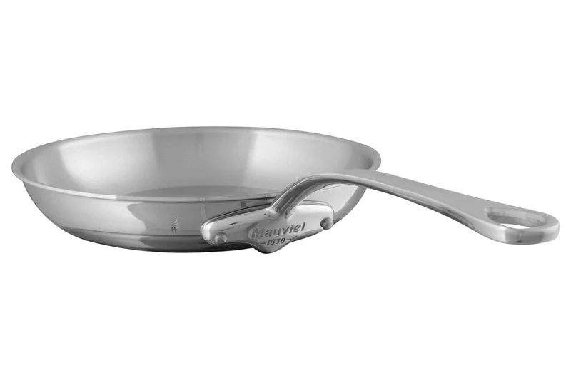 Poêle Mauviel M'Cook tout inox avec poignée fixe compatible induction