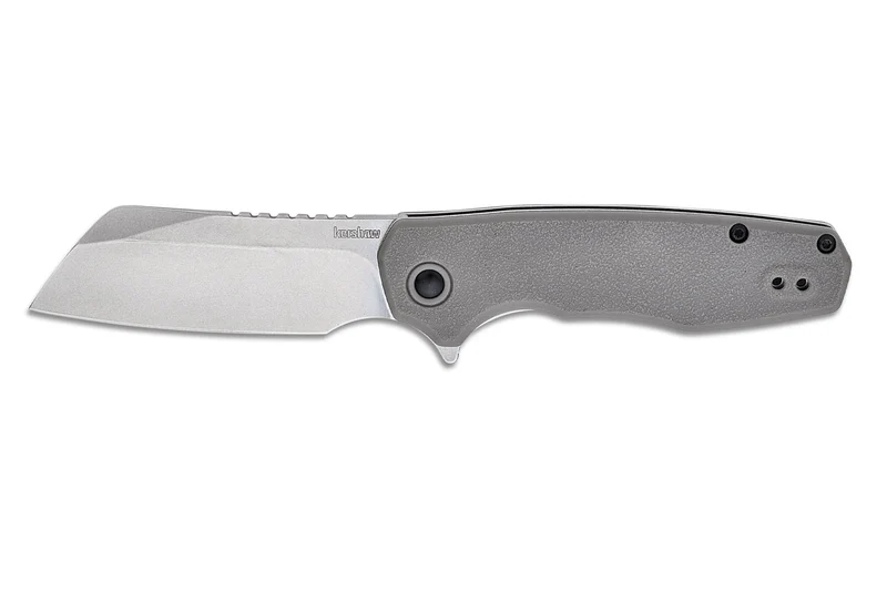 Couteau pliant Kershaw Wharf KS.1414 manche en nylon renforcé de fibre de verre gris 10cm