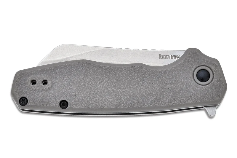 Couteau pliant Kershaw Wharf KS.1414 manche en nylon renforcé de fibre de verre gris 10cm