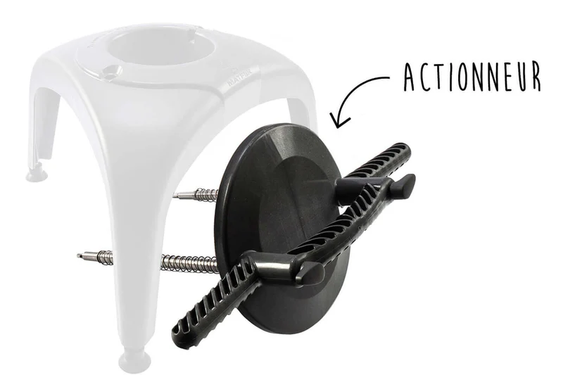 Matfer Prep Chef Actionneur sans support et accessoires