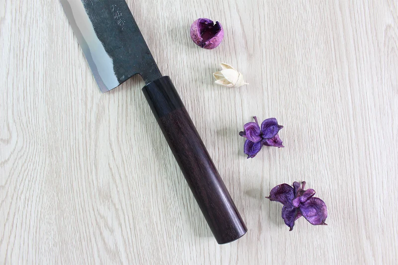 Couteau de chef japonais artisanal Nishida Shirogami 24cm