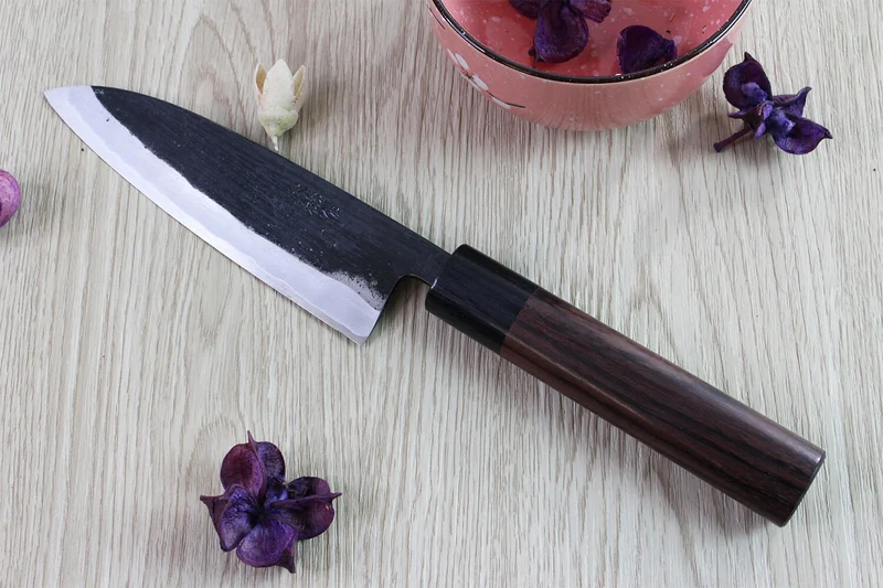Couteau funayuki japonais artisanal Nishida Shirogami 15cm