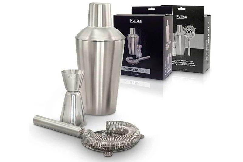 Kit cocktail basique 3 pièces Pulltex acier inoxydable