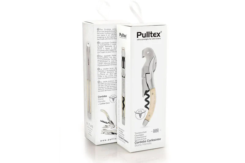 Tire bouchon sommelier Pulltex Pulltap's Cordoba + étui cuir offert