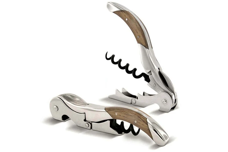 Tire bouchon sommelier Pulltex Pulltap's Toledo bois + étui cuir offert