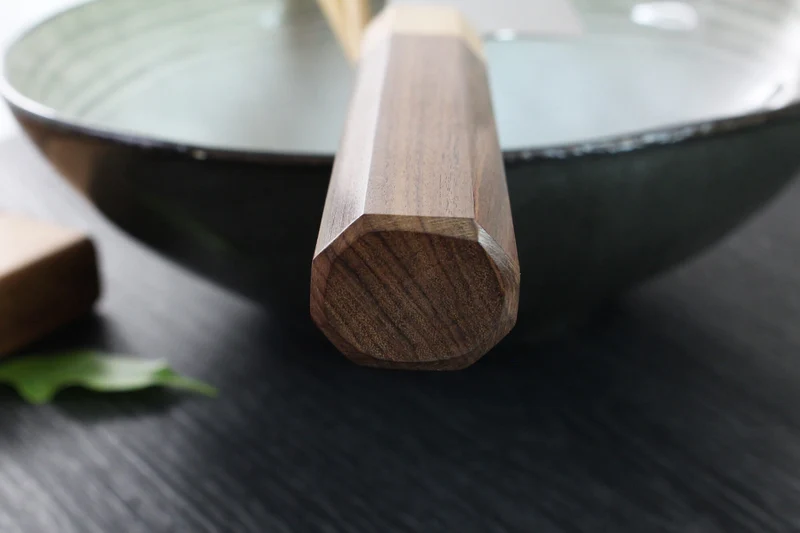 Couteau sujihiki japonais artisanal Kei Kobayashi SG2 Octogone 27cm