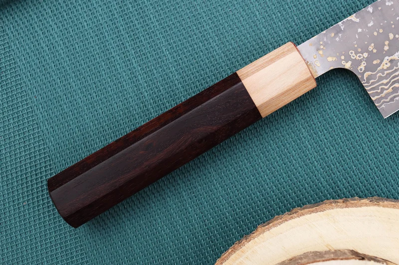 Couteau de chef 21cm japonais artisanal Takeshi Saji VG10 Gold