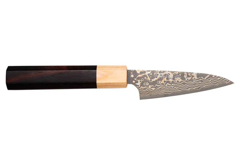 Couteau d'office 9cm japonais artisanal Takeshi Saji VG10 Gold