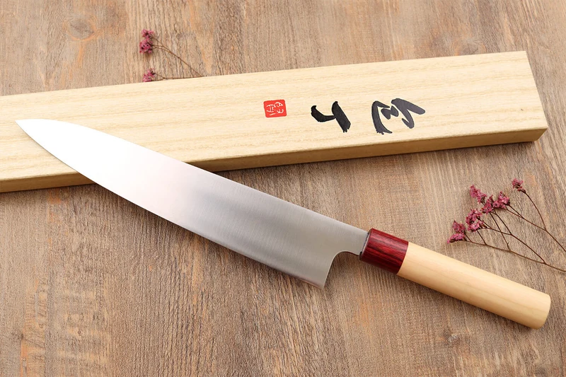 Couteau de chef japonais Tsunehisa VG10 Honoki 27cm