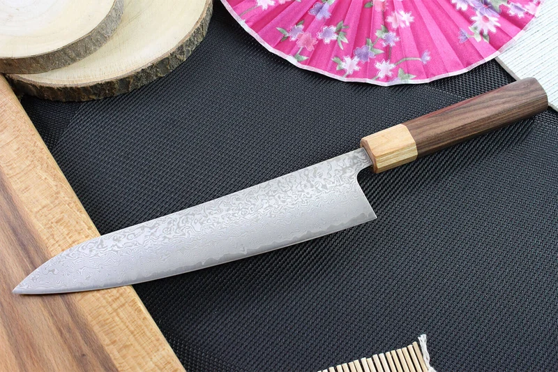 Couteau de chef japonais Tsunehisa SLD Damas 21cm