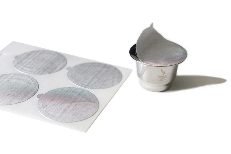 80 opercules autocollantes de rechange pour kit de capsules de café Gefu Conscio
