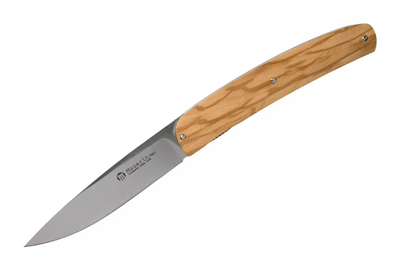 Couteau pliant Maserin Mini Gourmet 381.OL manche en bois d'olivier 10cm