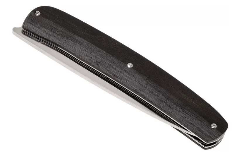 Couteau pliant Maserin Mini Gourmet 381.EB manche en bois d'ébène 10cm avec étui