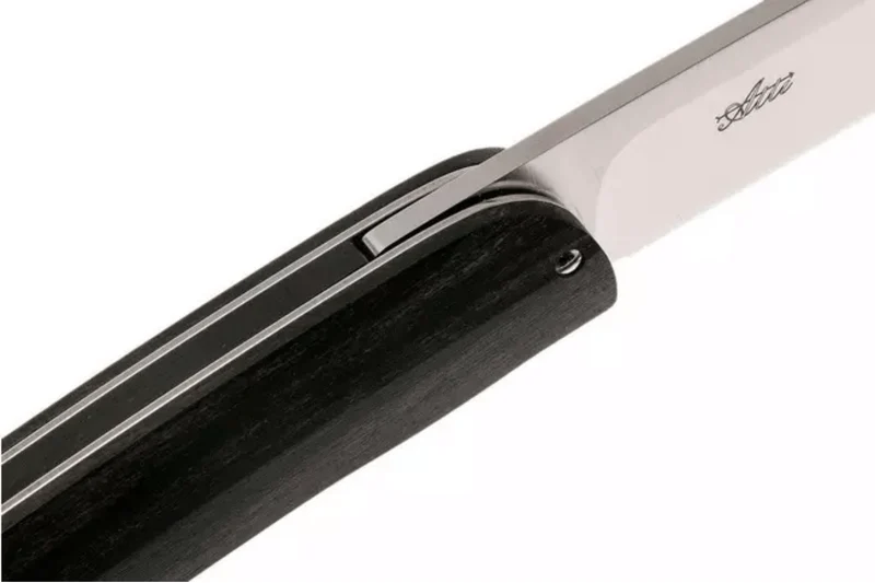 Couteau pliant Maserin Mini Gourmet 381.EB manche en bois d'ébène 10cm avec étui