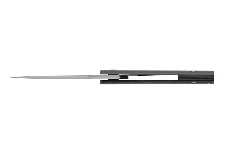 Couteau pliant Maserin DAGA 372.N manche en fibre de carbone et titanium marbrée noir 9,5cm