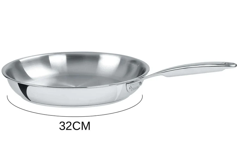 Poêle Cristel Castel'Pro en acier inoxydable 18/10 5 ply