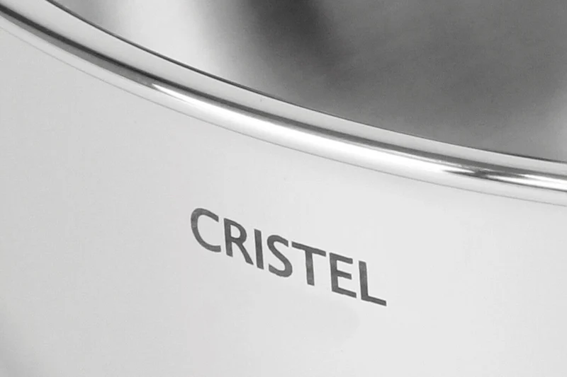 Poêle Cristel Castel'Pro en acier inoxydable 18/10 5 ply