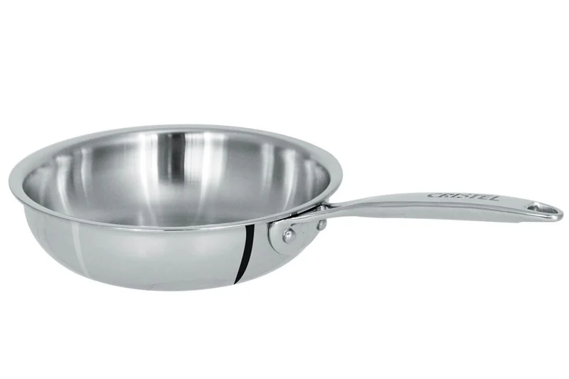 Poêle sautoir Cristel Castel'Pro en acier inoxydable 18/10 5 ply