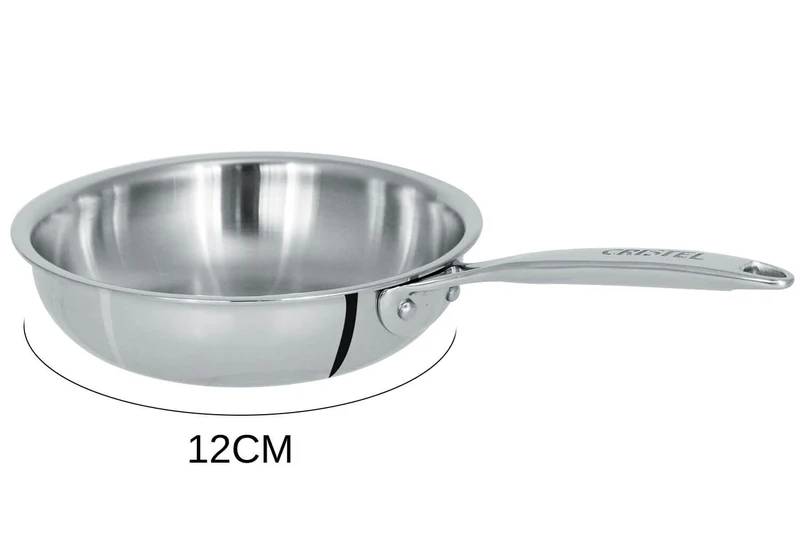 Mini poêle sautoir Cristel Castel'Pro en acier inoxydable 18/10 3 ply
