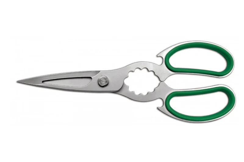 Ciseaux de cuisine Ambrogio Sanelli 21cm acier inoxydable manche vert