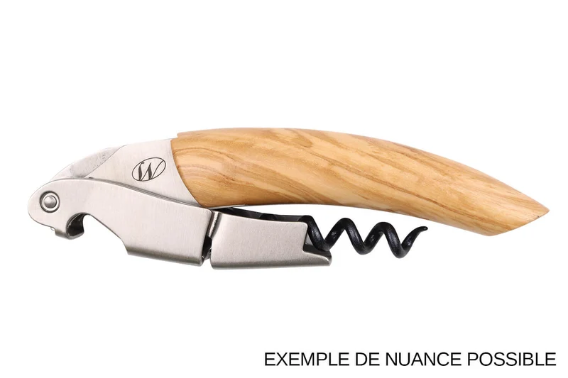 Tire-bouchon sommelier Ligne W Signature manche en olivier