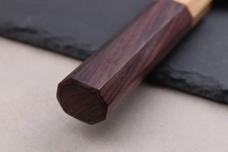 Couteau kiritsuke 21cm japonais artisanal Yoshimi Kato SPG Strix V-Tsuchime