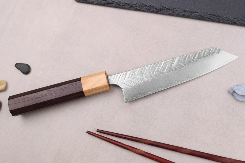 Couteau ko-bunka 13cm japonais artisanal Yoshimi Kato SG2 V-Tsuchime