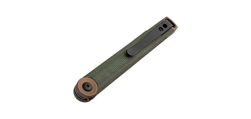 Couteau de poche boker Kaizen Green Canvas Micarta