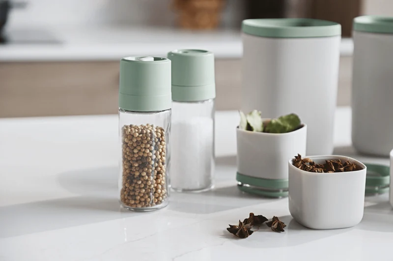 Set moulin à poivre et salière Berghoff Leo Balance en verre et polypropylène
