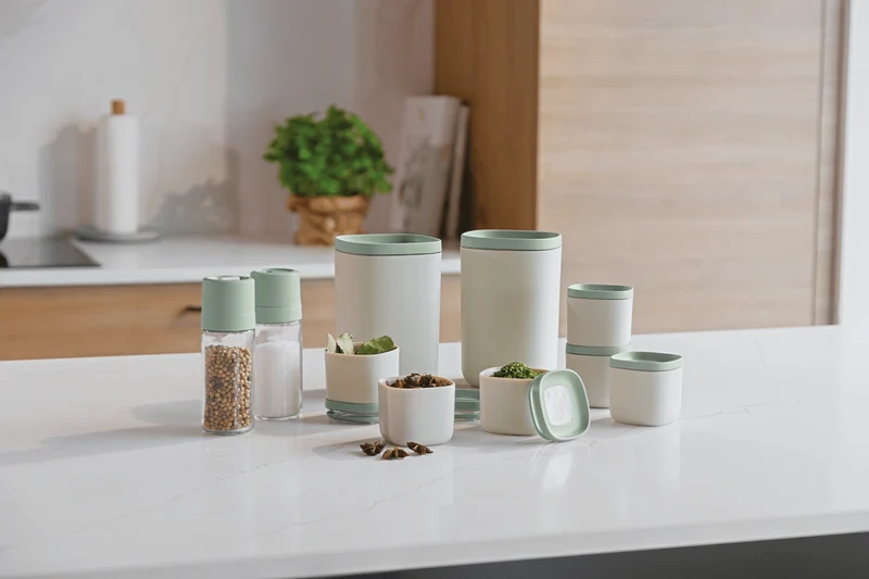 Set moulin à poivre et salière Berghoff Leo Balance en verre et polypropylène