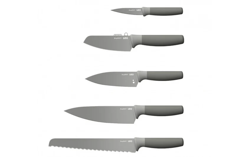 Bloc 5 couteaux Berghoff Leo Balance en ABS / polypropylène / acier inoxydable