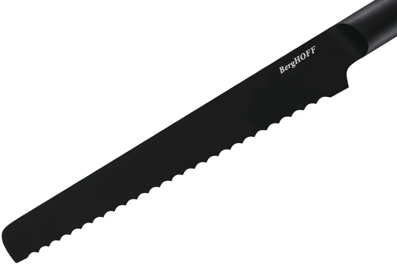 Couteau à pain Berghoff DiNA Boron lame noire antiadhésive 23cm