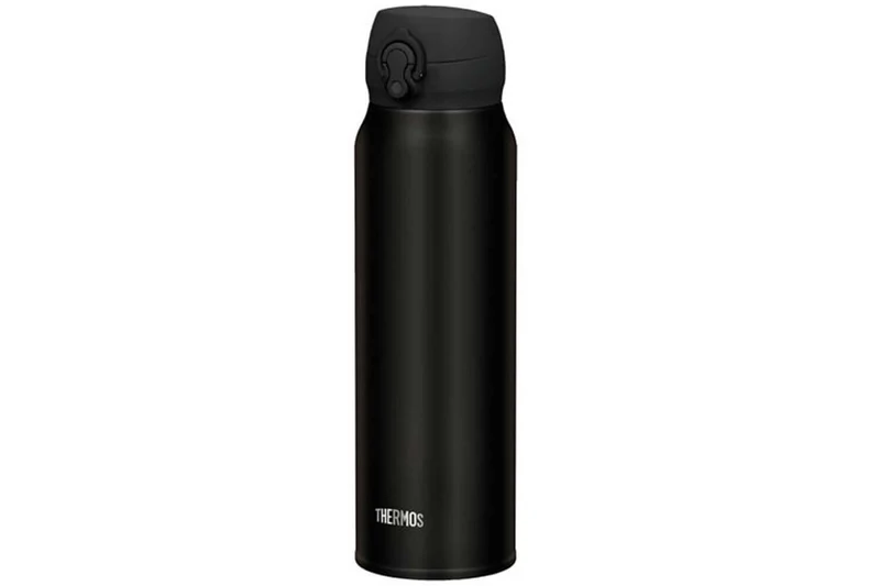 Gourde isotherme Thermos 750ml Ultralight noir mat - Bouchon verseur anti-fuite