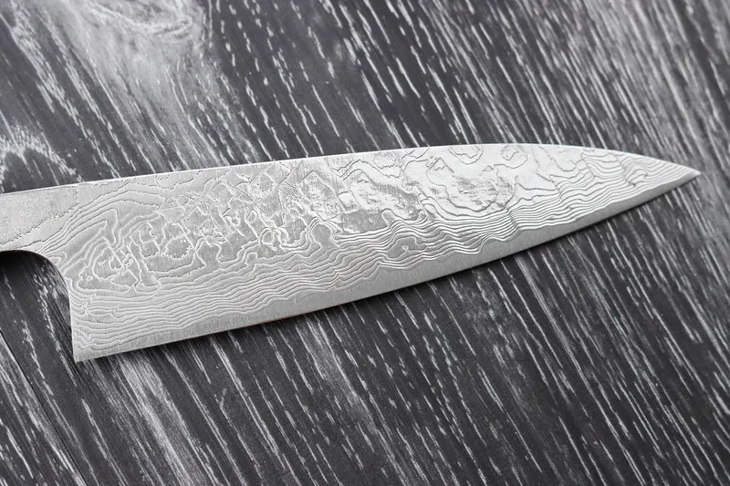 Couteau universel japonais artisanal Takeshi Saji R2 Damas 13,5cm