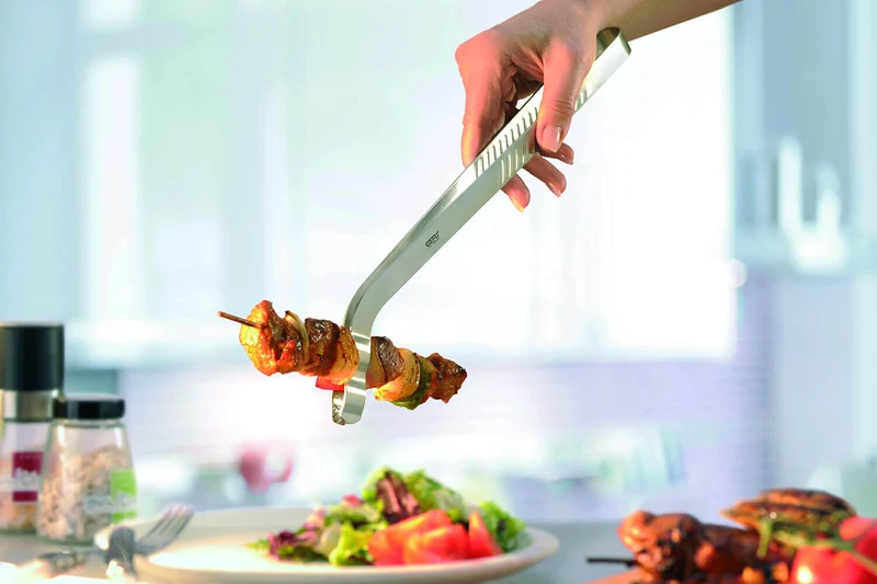 Pince à barbecue Gefu Onda tout inox 35cm