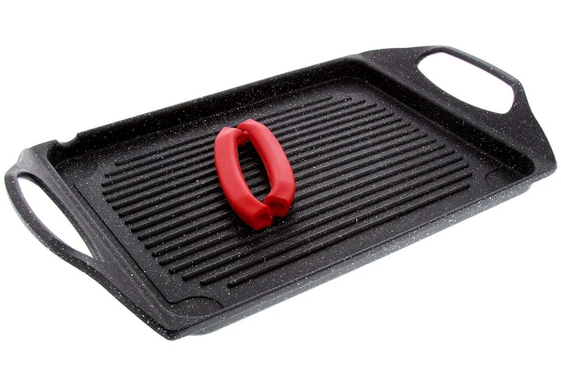 Plancha grill en fonte Pradel Excellence Premium 46 x 27 cm façon pierre tous feux/ induction