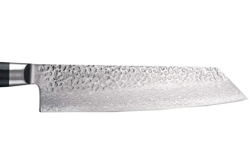 Couteau kiritsuke japonais Yaxell Zen lame 20cm Damas 37 couches manche micarta