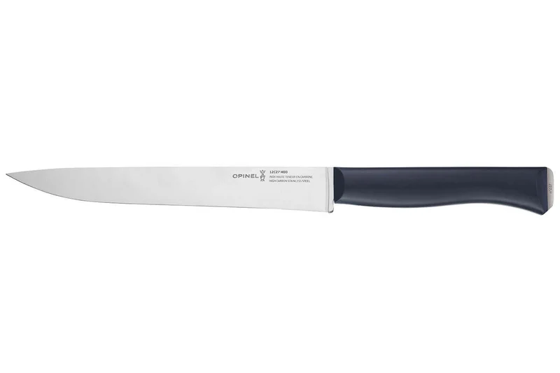 Couteau tranchelard Intempora Opinel n°227 lame 20cm manche bleu marine