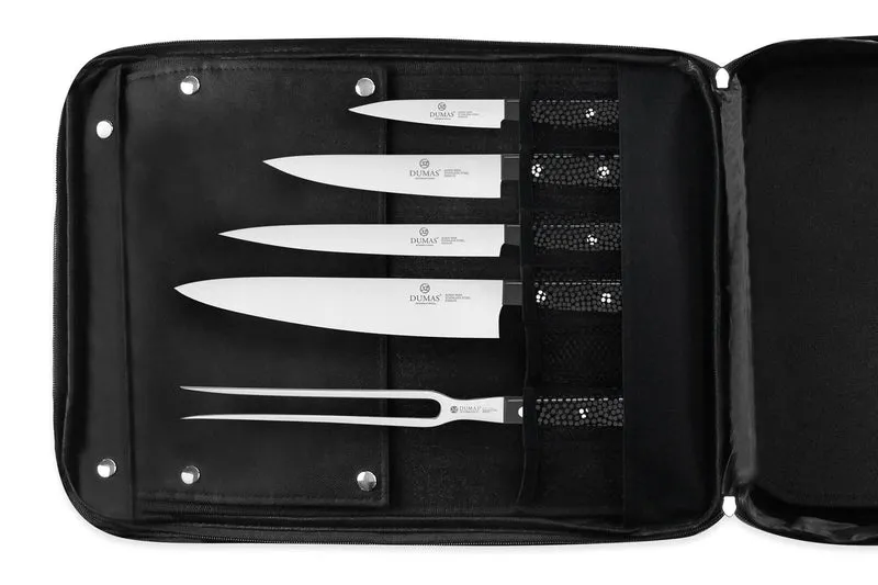 Sac spécial chef Sabatier 32 Dumas Cuisineco 4 couteaux + 6 ustensiles - Exclusivité