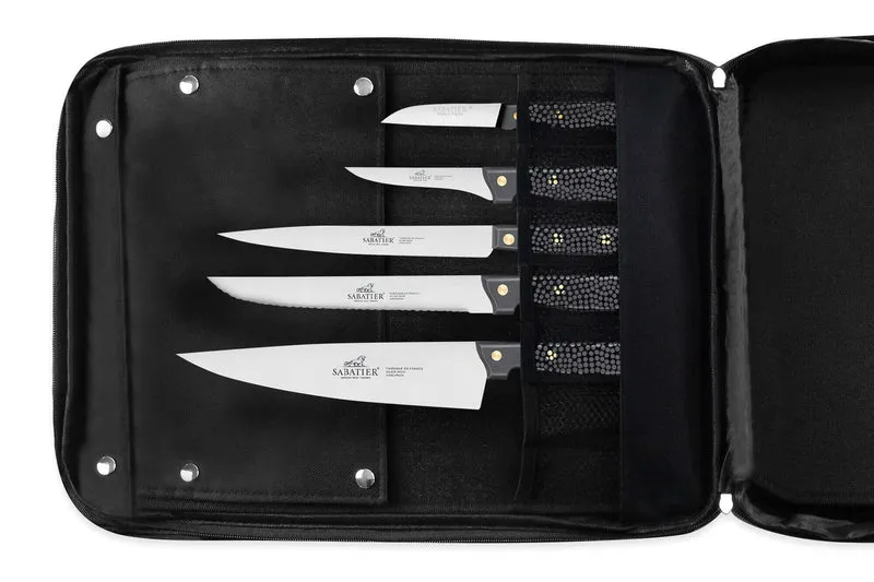 Sac spécial chef Sabatier Cuisine d'aujourd'hui 5 couteaux de cuisine français - Exclusivité