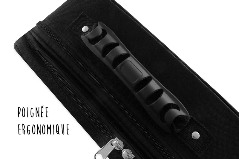 Sac spécial chef Sabatier Chef 4 couteaux de cuisine français + 1 fourchette - Exclusivité